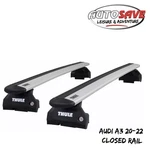 Thule Wingbar Evo Silver Roof Bars Set For Audi A3 Sportback 20-22 Closed Rail. Fixed Price $378.44.