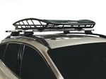Thule Roof Rack Rails Mounted Cargo Storage Basket Container Box With Black Net. Fixed Price $599.00.