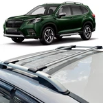 Roof Racks Cross Bars Gray Aluminum For Subaru Outback Wilderness 2019-2023. Fixed Price $99.99.