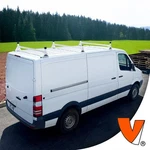 H1 3-BAR Steel Rack System Mercedes Sprinter 2007-ON (low Roof) All Trims White. Fixed Price $616.55.