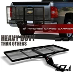 Black Mesh Foldable Trailer Hitch Luggage Cargo Carrier Rack Hauler Tray 59" G14. Fixed Price $132.00.