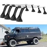 4 Bars Van Ladder Roof Racks Cargo Carrier Fit Chevy Express 1996+ (rain Gutter). Fixed Price $230.45.