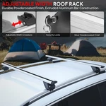 J2 32" - 48.5" Adjustable Roof Rack Cargo Carrier 49" Aluminum Cross Bar Silver. Fixed Price $101.99.