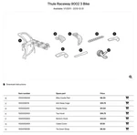 Thule Raceway 9001 9002 & 3 Bike Rack Trunk Mount Replacement Parts You Choose. Fixed Price $8.50.