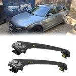 Audi A4 Allroad (B8) 2008-2015 Roof Rack Cross Bars Black Raised Rails Pair. Fixed Price $205.00.