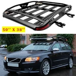Roof Rack Luggage Cargo Basket+cross Bars W/ Led Light For Volvo V50 Wagon 04-12. Fixed Price $229.15.