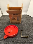 Weather Guard 239 Red Steel/ Plastic Lockable Conduit Carrier Accessory. Fixed Price $124.82.