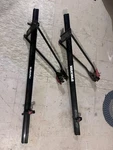 Yakima Lockjaw Bike Bicycle Upright Tray - Roof Top Rack Mount Carrier Pair. Fixed Price $100.00.