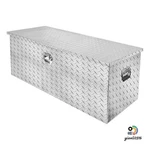 Polished Silver Aluminum Cargo Box 44"X15"X15" Fit Atv Utv Pickup Trailer. Fixed Price $152.99.
