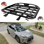 For Lexus RX350 07-15 Roof Rack Cross Bar Cargo Basket (50"X38") + Led Light. Fixed Price $229.54.