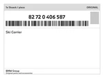 Genuine Bmw Ski Carrier 82-72-0-406-587 New. Fixed Price $123.39.