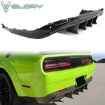 Fits 15-23 Dodge Challenger Rear Bumper Diffuser Ikon V4 4PCS Carbon Fiber Print. Fixed Price $199.99.