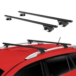53" Roof Rack Cross Bars Luggage Carrier Fits Raised Rail Aluminium Black 2X. Fixed Price $109.99.