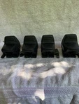 Set 4 Yakima Gunwale Loadstop Brackets Canoe Round Or Square Bars Mount #8005007. Fixed Price $49.95.