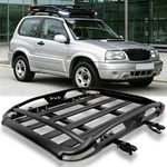 For Suzuki Grand Vitara 50"X38" Roof Rack Luggage Basket + Cross Bar W/led Light. Fixed Price $206.20.