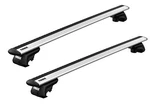 Thule Roof Rack Raised Rail Evo Wingbar Silver For Audi A6 Allroad Estate. Fixed Price $314.92.