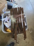 Vintage Running Board Extendable Luggage Rack Model Ford Chevy Dodge Essex. Fixed Price $65.00.