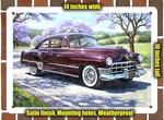 Metal Sign - 1949 Cadillac Watercolor 14X10. Fixed Price $29.95.