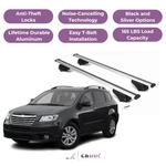 Erkul Roof Rack Cross Bars For Subaru Tribeca 2008-2014 Raised Rails-silver. Fixed Price $148.41.