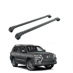 For Lexus Lx 570 2008-2015 Roof Rack Cross Bars Raised Rail Alu Black. Fixed Price $178.00.