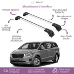 Fits Kia Sedona 2015-2021 With Factory Rails 2PCS Roof Rack Cross Bars 165 Lbs. Fixed Price $134.90.