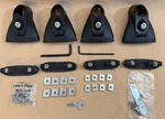 Yakima Railrider Towers + Landing Pads LP1 Locks /key Roof Rack - Complete. Fixed Price $179.95.
