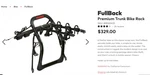 Yakima Fullback 2 Bike Trunk Rack. Fixed Price $200.00.