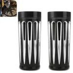 2" Extend Aluminum Cnc Cut Black Fork Boots Cover Harley Touring Road King. Fixed Price $77.62.