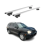 Roof Rack Cross Bars Luggage Carrier For Hyundai Santa Fe 2001-2006 Alu Grey 2X. Fixed Price $89.99.