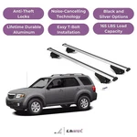 Erkul Roof Rack Cross Bars For Mazda Tribute 2001-2011 Raised Rails Silver. Fixed Price $154.90.