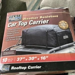 = Reese Carry Power Top Carrier Weather Resistant 10 Cubic Feet. Fixed Price $26.99.
