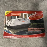 Rubbermaid Rooftop Carrier 13.5 Cubic Feet Space Gray & Black. Fixed Price $29.99.