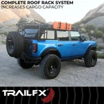 Trailfx BR015T Direct-fit Roof Rack 300LB Dynamic 600LB Static Black Powder. Fixed Price $978.38.