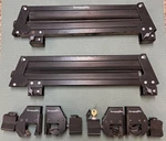 Vintage Barrecrafters Roof Racks With Key Adjustable Ski Snowboard. Fixed Price $65.00.