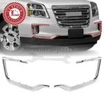 Pair Left+right Front Chrome Molding Bumper Trim Set For 2016-2017 Gmc Terrain. Fixed Price $56.00.