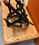 Allen Sports Trunk Mount 2-BIKE Rack Black/red Foldable Padded Adjustable. Fixed Price $30.00.