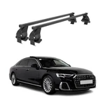 Smooth Roof Racks Cross Bars Luggage Carrier For Audi A8 2019-2024 Black 2PCS. Fixed Price $199.99.