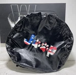 Jeep Wrangler 30" Spare Tire Cover Paws Logo Red White Blue Cc TJ17. Fixed Price $89.70.