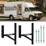 Heavy Duty Side Mount Trailer Ladder Rack With Rubber Pads Bungee Cords 353 L.... Fixed Price $74.08.