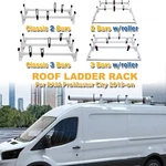 Cargo Van Roof Ladder Rack W/ Rear Roller Fits For Ram Promaster City 2015-2025. Fixed Price $249.99.