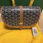 Goyard Belvedere Pm Messenger Bag Brown Crossbody Shoulder Purse Auth New Proof. Fixed Price $4180.00.