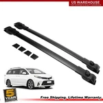 2PCS Roof Rack Rail Cross Bar Pair For 2011-2020 Toyota Sienna. Fixed Price $56.89.