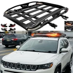 For Jeep Compass Trailhawk Roof Rack Crossbars Luggage Carrier Basket W/ Light. Fixed Price $229.26.