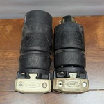 Hubbell Twist-lock Locking Electrical Plug Set 21414B/21415B 20A/30A. Fixed Price $200.00.