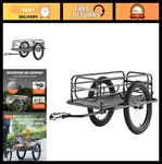 Vevor Bike Cargo Trailer Foldable Heavy Duty Universal Hitch 20" Wheels. Fixed Price $279.99.