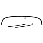 1956 Ford Pickup Truck Roof Drip Rail Set W/clips Painted Black Steel Dii 3144. Fixed Price $195.95.