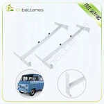 Van 2 Ladder Rack Roof Carrier White Steel Bars 600LB Durable Crossbar New. Fixed Price $67.23.