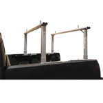 400 Lb Aluminum Truck Bed Rack, Adjustable Contractor Ladder & Cargo Carrier. Fixed Price $295.77.