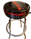 Kawasaki Engines Heavy Shop Bar Stool 30" Height 360 Swivel + Foot. Fixed Price $184.99.