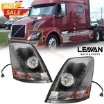 For Volvo Vnl 2004-2017 Semi Truck Black Projector Halogen Headlight Set Pair. Fixed Price $195.99.